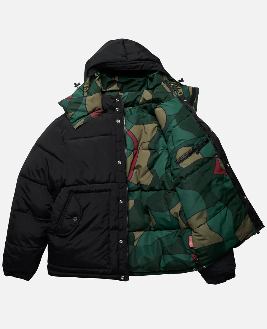 byParra Trees In Wind Puffer Jacket Black closed